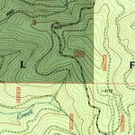 United States Geological Survey Fishhook Creek, ID (1995, 24000-Scale) digital map