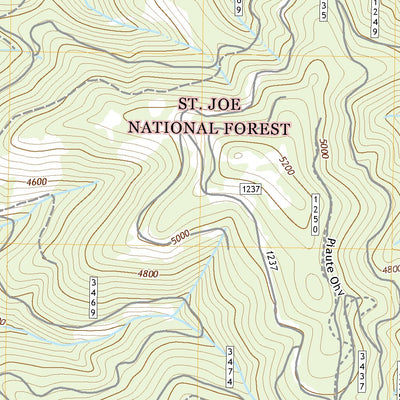 United States Geological Survey Fishhook Creek, ID (2020, 24000-Scale) digital map
