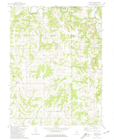 United States Geological Survey Fishhook, IL (1981, 24000-Scale) digital map