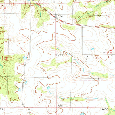 United States Geological Survey Fishhook, IL (1981, 24000-Scale) digital map