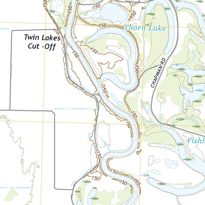 United States Geological Survey Fishhook Lake, MS (2020, 24000-Scale) digital map