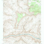 United States Geological Survey Fishtail Mesa, AZ (1988, 24000-Scale) digital map