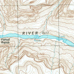 United States Geological Survey Fishtail Mesa, AZ (1988, 24000-Scale) digital map