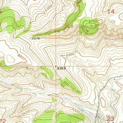 United States Geological Survey Fishtail, MT (1956, 24000-Scale) digital map