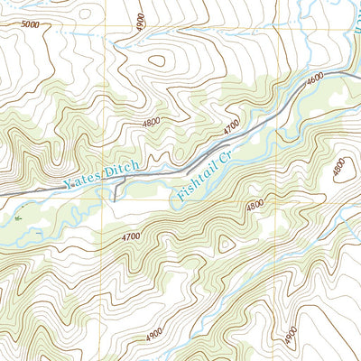 United States Geological Survey Fishtail, MT (2020, 24000-Scale) digital map