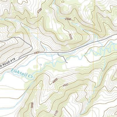 United States Geological Survey Fishtail, MT (2020, 24000-Scale) digital map