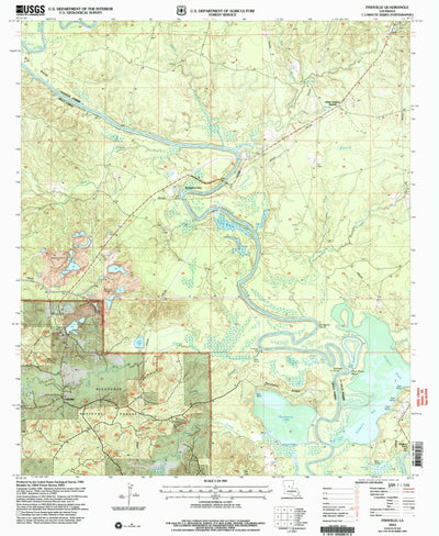 United States Geological Survey Fishville, LA (2003, 24000-Scale) digital map