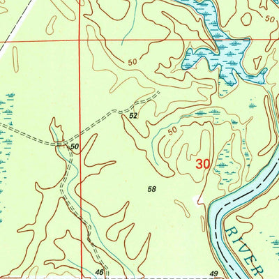 United States Geological Survey Fishville, LA (2003, 24000-Scale) digital map