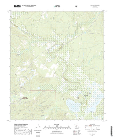 United States Geological Survey Fishville, LA (2020, 24000-Scale) digital map