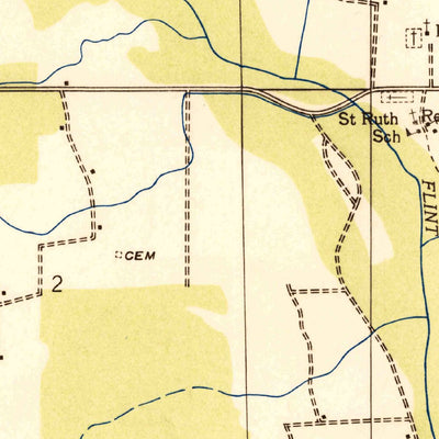 United States Geological Survey Fisk, AL-TN (1936, 24000-Scale) digital map