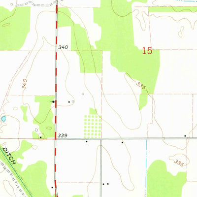 United States Geological Survey Fisk, MO (1962, 24000-Scale) digital map