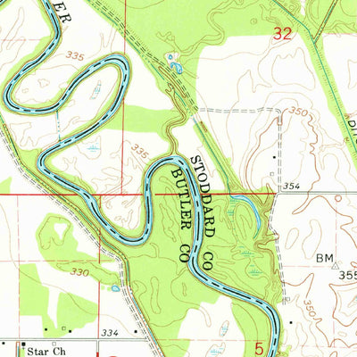 United States Geological Survey Fisk, MO (1962, 24000-Scale) digital map