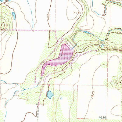 United States Geological Survey Fisk, TX (1964, 24000-Scale) digital map