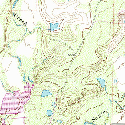 United States Geological Survey Fisk, TX (1964, 24000-Scale) digital map