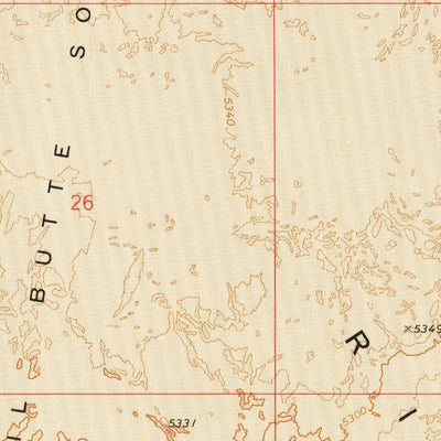 United States Geological Survey Fissure Butte, ID (1973, 24000-Scale) digital map