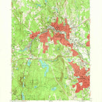 United States Geological Survey Fitchburg, MA (1969, 24000-Scale) digital map