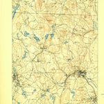 United States Geological Survey Fitchburg, MA-NH (1889, 62500-Scale) digital map