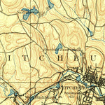United States Geological Survey Fitchburg, MA-NH (1889, 62500-Scale) digital map