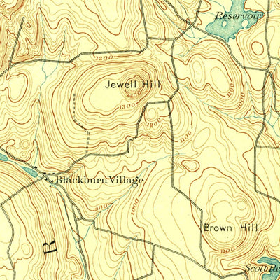 United States Geological Survey Fitchburg, MA-NH (1893, 62500-Scale) digital map