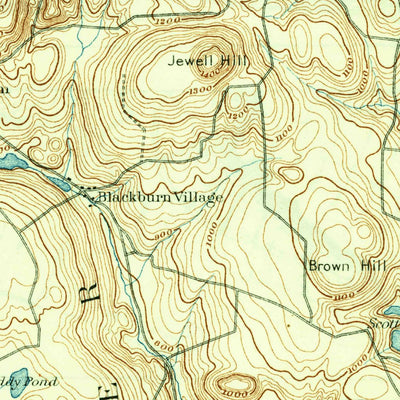 United States Geological Survey Fitchburg, MA-NH (1936, 62500-Scale) digital map