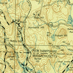 United States Geological Survey Fitchburg, NH-MA (1943, 125000-Scale) digital map