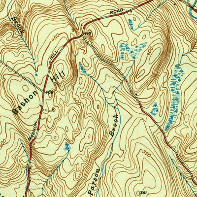 United States Geological Survey Fitchville, CT (1943, 31680-Scale) digital map