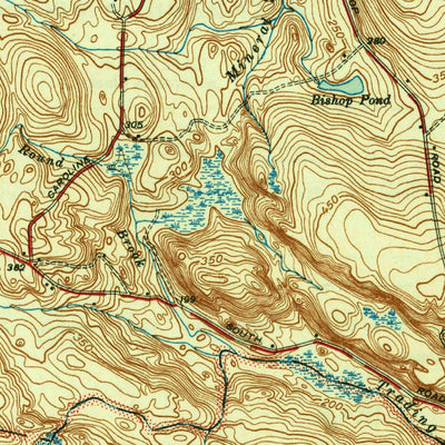 United States Geological Survey Fitchville, CT (1943, 31680-Scale) digital map