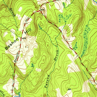United States Geological Survey Fitchville, CT (1953, 31680-Scale) digital map