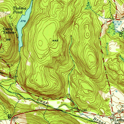 United States Geological Survey Fitchville, CT (1953, 31680-Scale) digital map