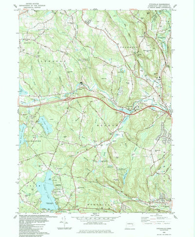 United States Geological Survey Fitchville, CT (1983, 24000-Scale) digital map