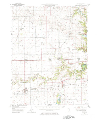 United States Geological Survey Fithian, IL (1957, 62500-Scale) digital map
