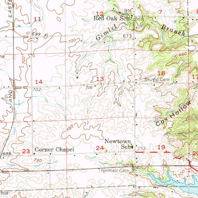 United States Geological Survey Fithian, IL (1957, 62500-Scale) digital map