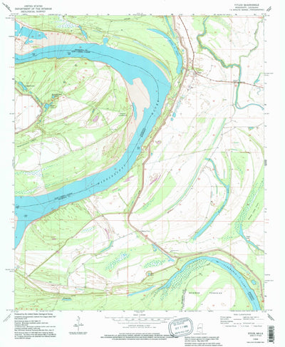 United States Geological Survey Fitler, MS-LA (1994, 24000-Scale) digital map