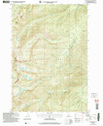 United States Geological Survey Fitsum Peak, ID (2004, 24000-Scale) digital map