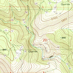 United States Geological Survey Fitzgerald Hill, AZ (1989, 24000-Scale) digital map
