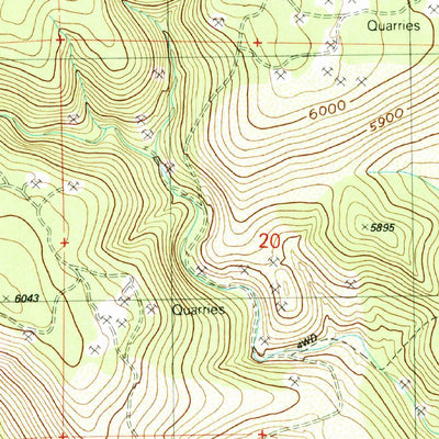 United States Geological Survey Fitzgerald Hill, AZ (1989, 24000-Scale) digital map
