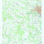United States Geological Survey Fitzgerald West, GA (1973, 24000-Scale) digital map