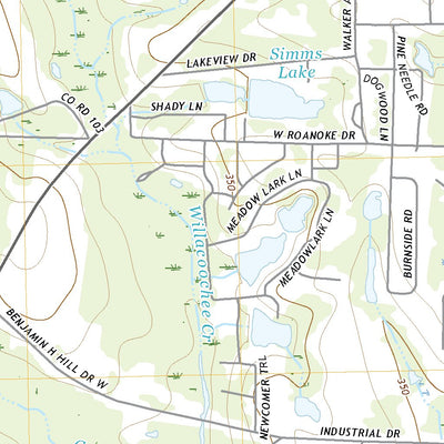 United States Geological Survey Fitzgerald West, GA (2020, 24000-Scale) digital map
