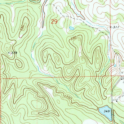 United States Geological Survey Fitzpatrick, AL (1971, 24000-Scale) digital map