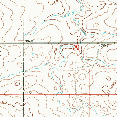United States Geological Survey Fitzpatrick Lake, MT (1968, 24000-Scale) digital map