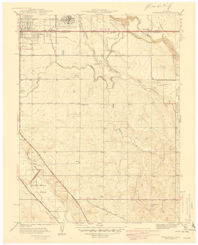 United States Geological Survey Fitzsimons, CO (1941, 31680-Scale) digital map