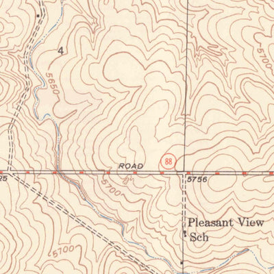 United States Geological Survey Fitzsimons, CO (1948, 24000-Scale) digital map