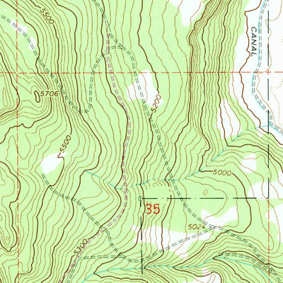 United States Geological Survey Fitzwater Point, OR (1964, 24000-Scale) digital map