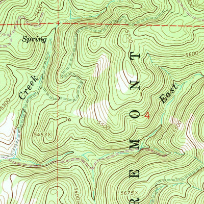 United States Geological Survey Fitzwater Point, OR (1964, 24000-Scale) digital map