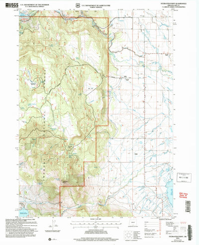United States Geological Survey Fitzwater Point, OR (2004, 24000-Scale) digital map