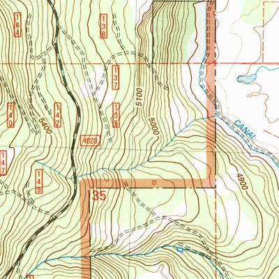 United States Geological Survey Fitzwater Point, OR (2004, 24000-Scale) digital map