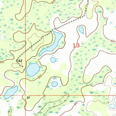 United States Geological Survey Fivay Junction, FL (1954, 24000-Scale) digital map