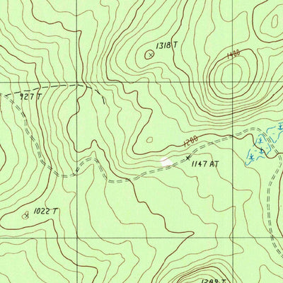 United States Geological Survey Five Finger Brook, ME (1986, 24000-Scale) digital map