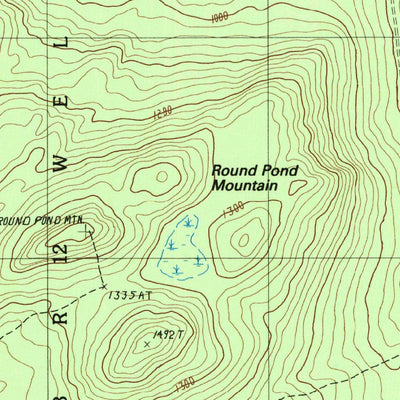 United States Geological Survey Five Finger Brook, ME (1986, 24000-Scale) digital map