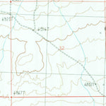 United States Geological Survey Five Fingers Butte NE, WY (1988, 24000-Scale) digital map